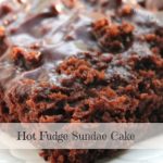 Hot Fudge Sundae Cake - A Pinch of Cake