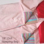Sleeping bag and pillow for 18" AG Doll