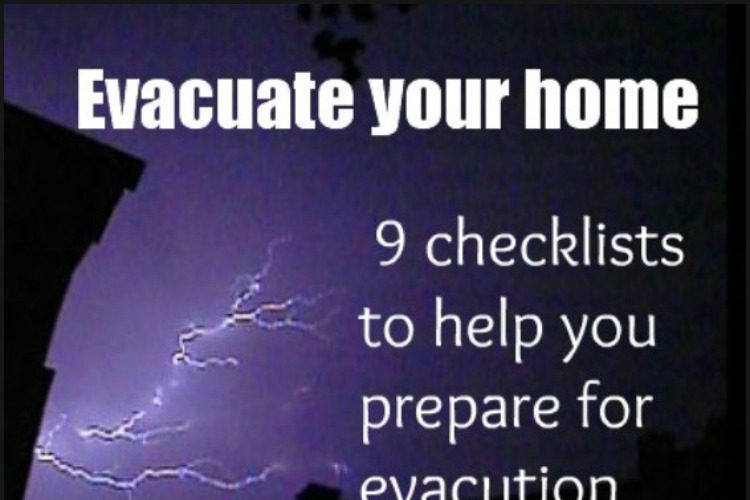 Evacuate your home – 9 checklists to help