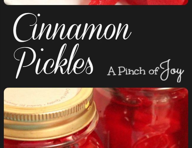Cinnamon  Pickles