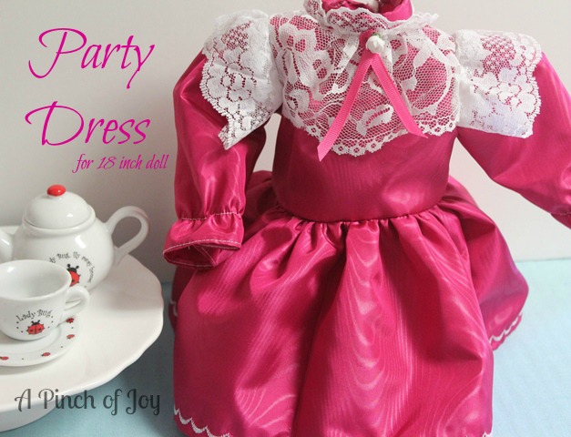 Party Dress for 18 inch Doll: A Pinch of Joy