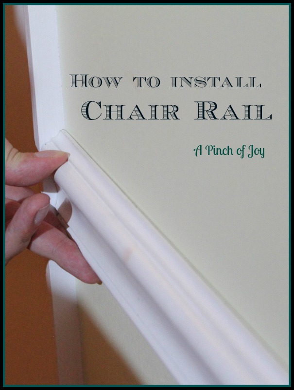 how to chair rail