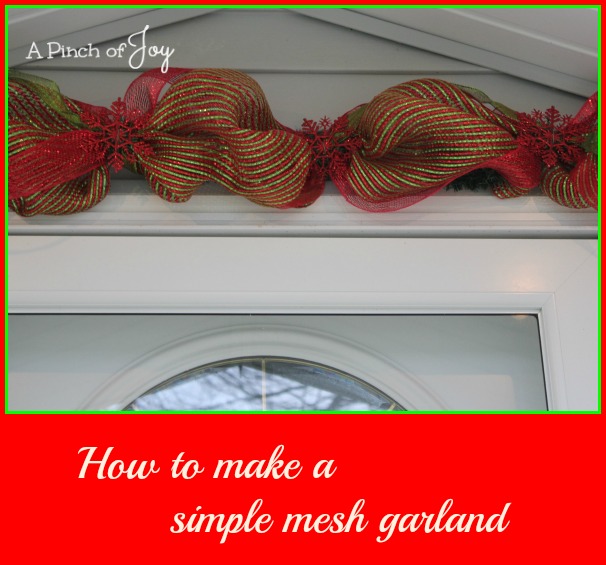 1How to Make a Simple Mesh Garland