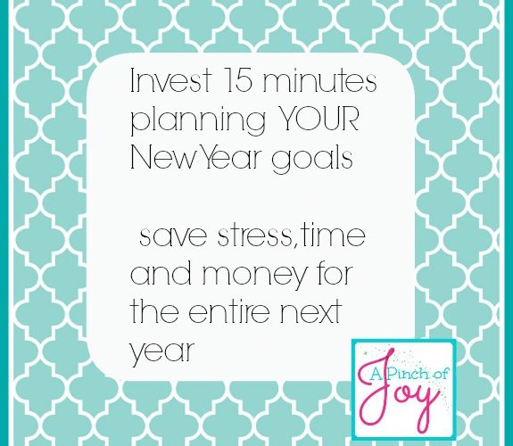 New Year Goals in 15 minutes