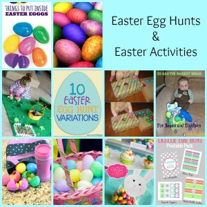 Easter Egg Hunts and Activities -- A Pinch of Joy Round up
