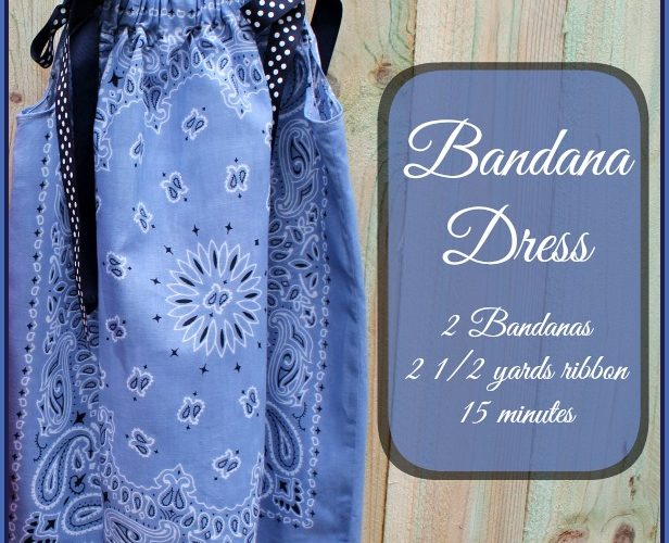How to make a bandana dress — tutorial