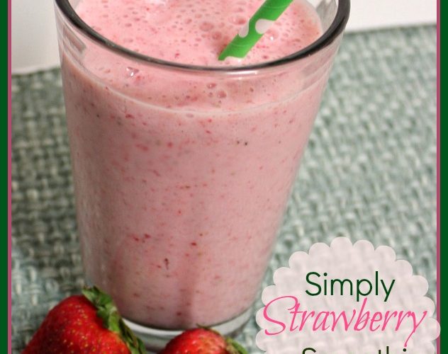 Simply Strawberry Smoothie