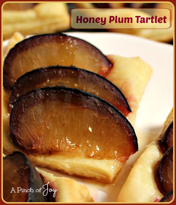 Honey Plum Tartlet -- A Pinch of Joy