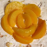 Peaches and Cream Cheesecake2 -- A Pinch of Joy