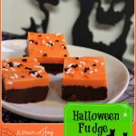 Halloween Fudge -- A Pinch of Joy