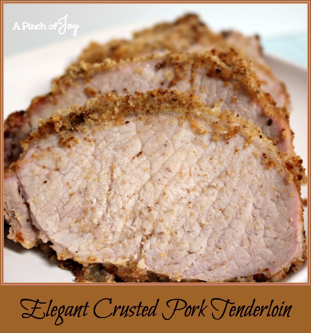 Elegant Crusted Pork Tenderloin -- A Pinch of Joy