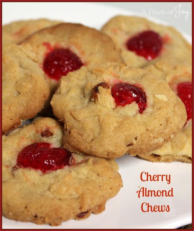 Cherry Almond Chews -- A Pinch of Joy