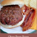 Cheese Bacon Burger -- A Pinch of Joy