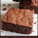 .Classic Naked Brownie - A Pinch of Joy