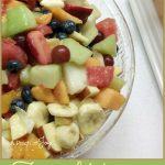 Fruit Salad with lemonade dressing -- A Pinch of Joy