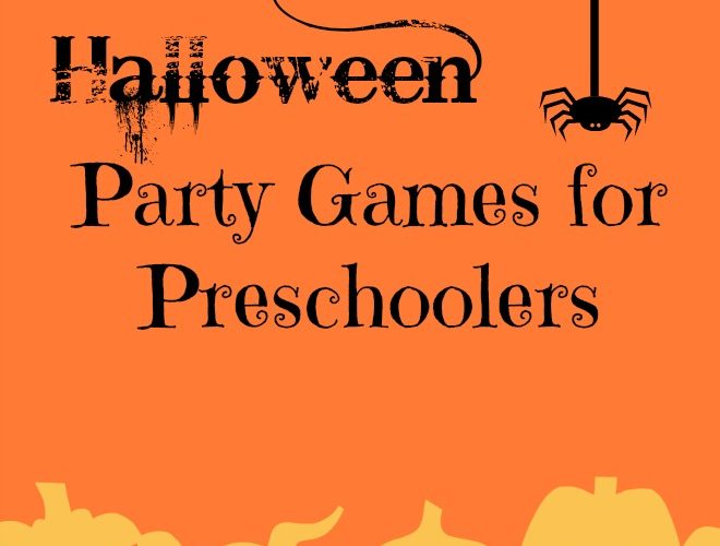 Halloween Party for Preschoolers:  Games