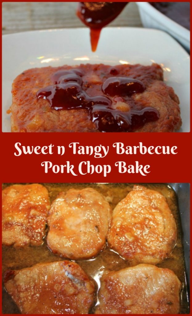 .Sweet n Tangy Barbecue Pork Chop Bake -- A Pinch of Joy