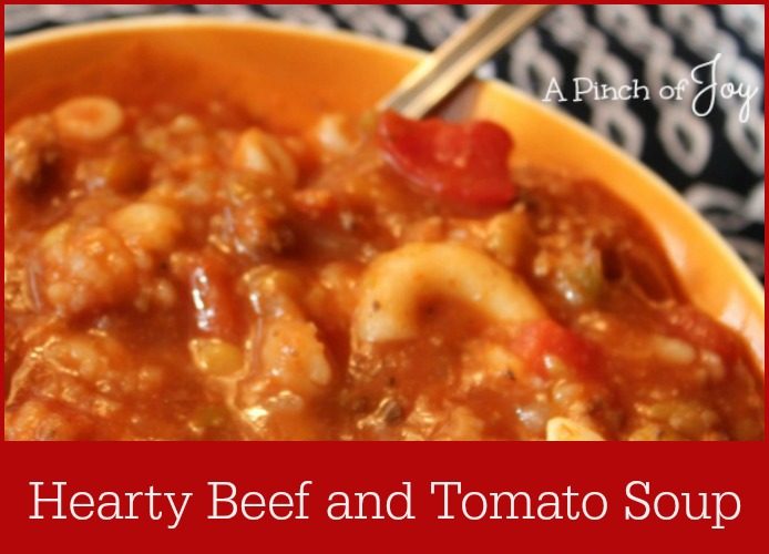 Hearty Beef and Tomato Soup
