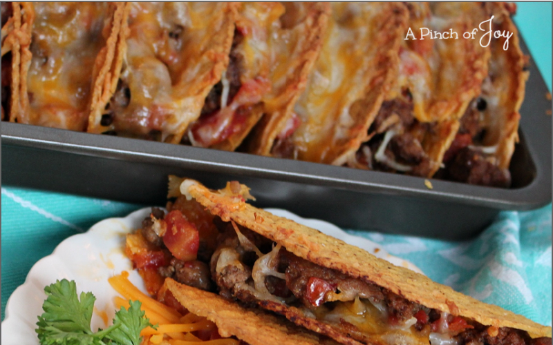 Baked Tacos — Chicken or Beef!