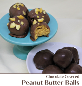 Chocolate Covered Peanut Butter Balls - A Pinch of Joy
