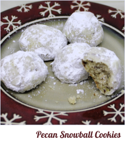 Pecan Snowballs - A Classic Cookies at A Pinch of Joy
