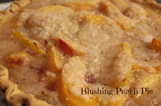 A Pinch of Joy - Blushing Peach Pie