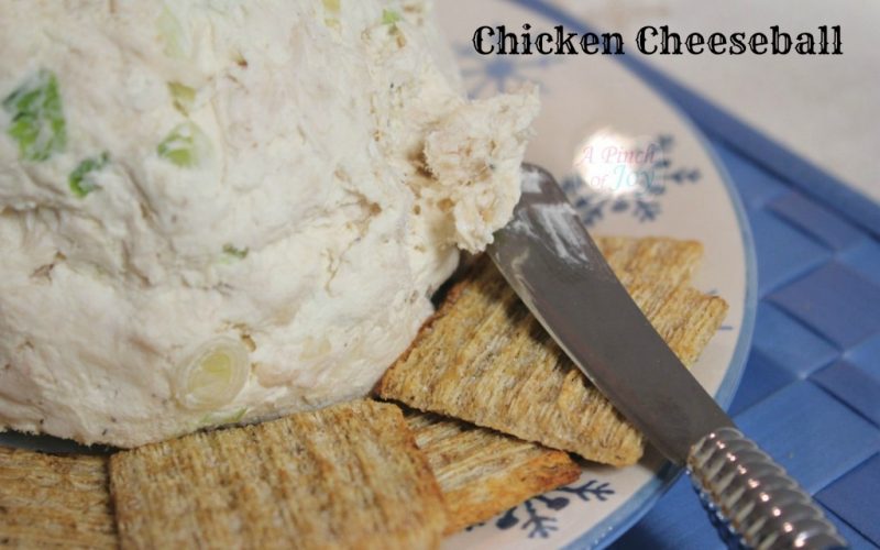 Chicken Cheeseball -- A Pinch of Joy
