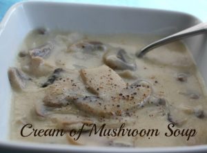 Cream of Mushroom Soup - A Pinch of Joy