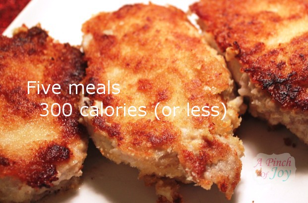 Five meals for 300 calories or less