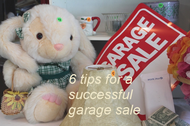 6 tips for a successful garage sale