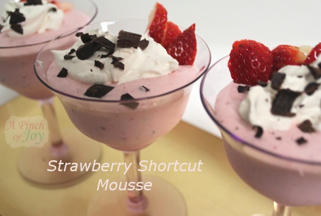 Strawberry Shortcut Mousse