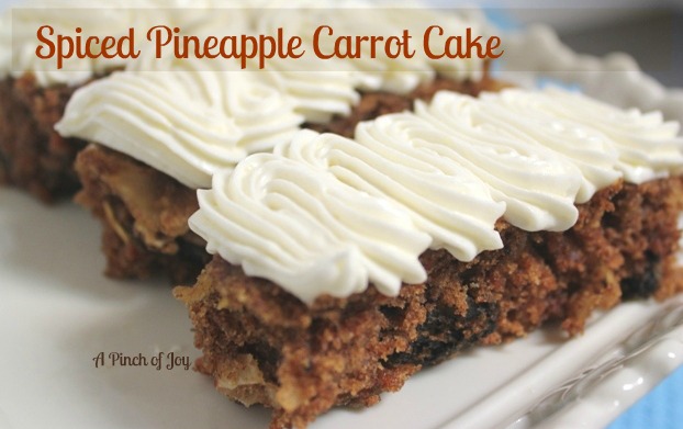 Spiced  Pineapple Carrot Cake