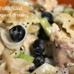 Chicken Pasta Salad with poppyseed dressing - A Pinch of Joy