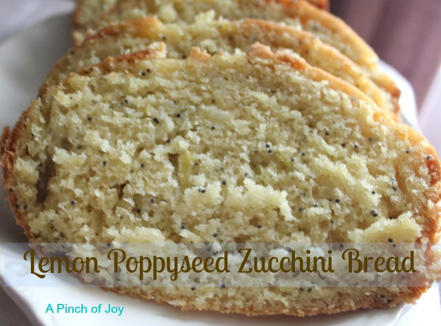 Lemon Poppyseed Zucchini Bread