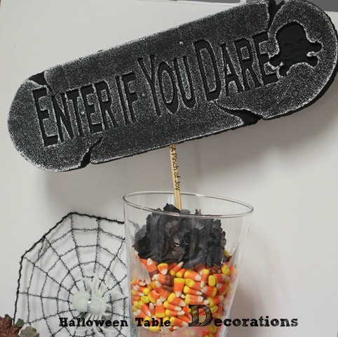 Halloween Party Table Decorations