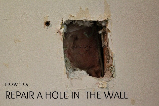 How to Repair a Hole in Drywall