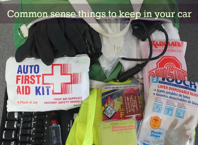 Common Sense Things to Keep in Your Car
