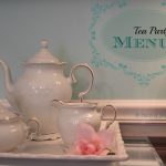 Menu for a tea party - A Pinch of Joy