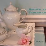 Tablescape for teaparty  A Pinch of Joy
