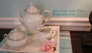 Tablescape for teaparty A Pinch of Joy