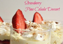 Strawberry Pina Colada Dessert