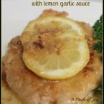 a Pinch of Joy Chicken with Lemon Garlic Sauce