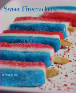Sweet Firecrackers - Fourth of July Candy -- A Inch of Joy