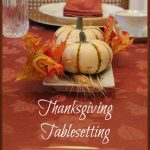 Thanksgiving Tablesetting