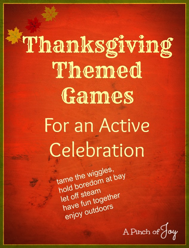 Thanksgiving Themed Games - A Pinch of Joy