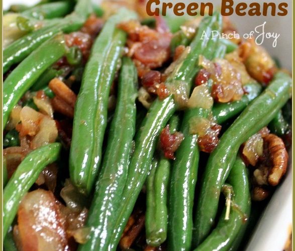 Bacon Pecan Green Beans