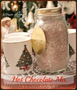 Hot Chocolate Mix -- A Pinch of Joy