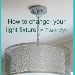 ow to Change Light Fixtures -- A Pinch of Joy