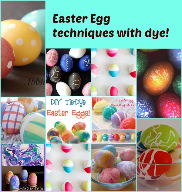 Easter Egg Techniques with Dye -- A Pinch of Joy