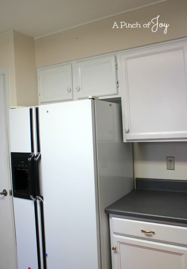Refrigerator Wall Kitchen Remodel -- A Pinch of Joy